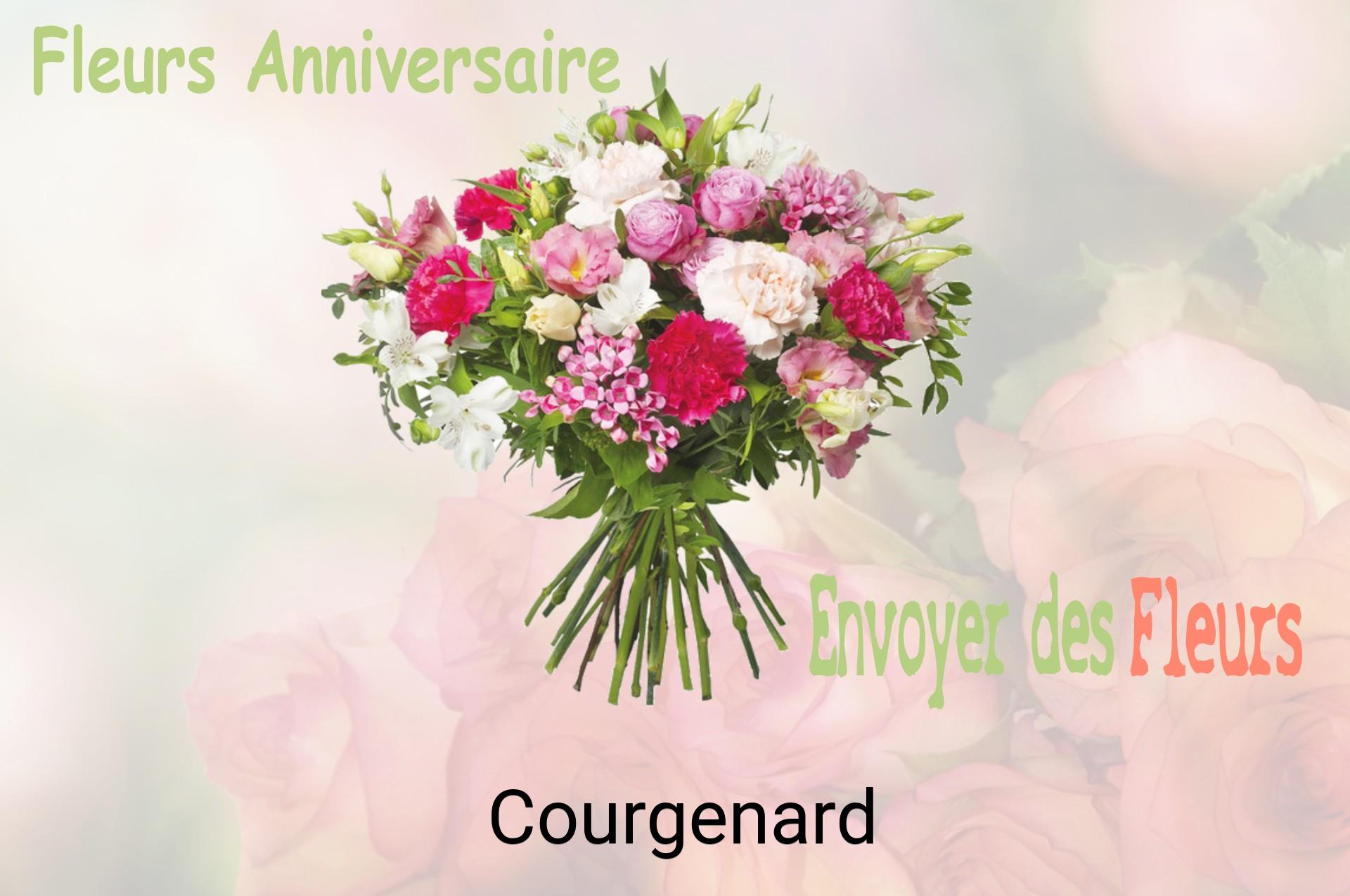 Bouquet de fleurs d’anniversaire livré à Courgenard